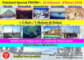 HOLYLAND TOUR Holyland Tour 26 Februari - 8 Maret 2018 Egypt - Israel - Jordan + DUBAI  Special PROMO 