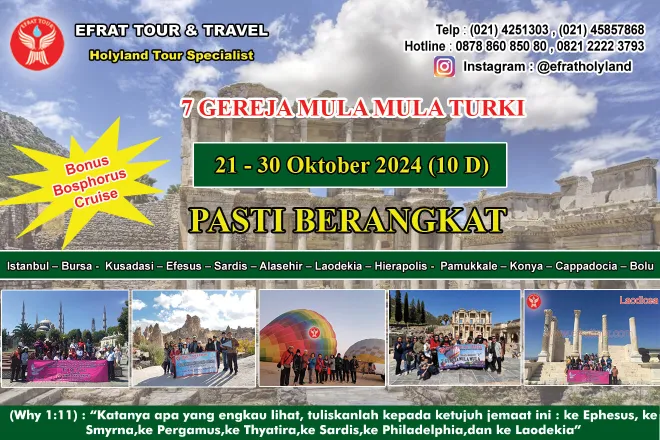 TOUR KE TURKI Tour Ke Turki  7 Gereja Mula Mula 21 - 30 Oktober 2024  1 ~blog/2024/6/4/tour_7_gereja_turki_21_30_oktober_2024_10_hari